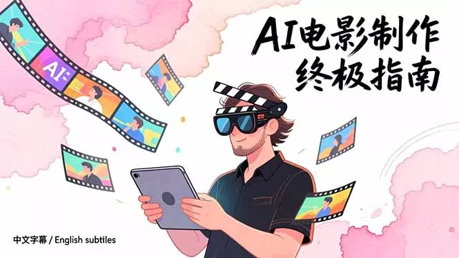 AI电影制作终极指南:从创意到成片,系统掌握智能影视全流程实战课(中英字幕 AI电影制作终极指南:从创意到成片,系统掌握智能影视全流程实战课(中英字幕