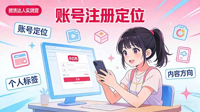 小红书带货达人实战营:账号注册定位、内容创作、选品策略、带货技巧、流量运营等 小红书带货达人实战营:账号注册定位、内容创作、选品策略、带货技巧、流量运营等