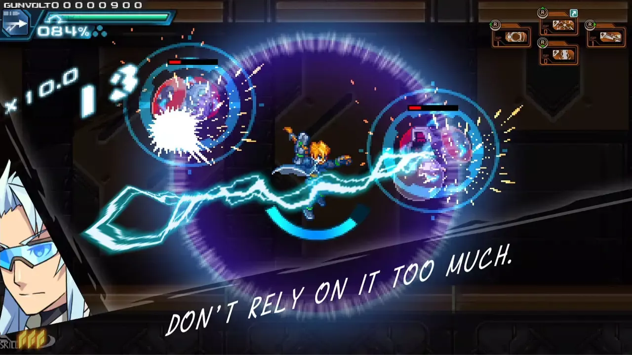 【美版】苍蓝雷霆 GUNVOLT 三棱合极版 .Azure Striker Gunvolt Trilogy Enhanced 中文