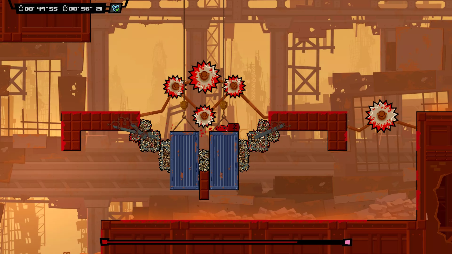 《超级食肉男孩：永无止境 Super Meat Boy Forever》Switch中文版NSZ下载 +v262144补丁