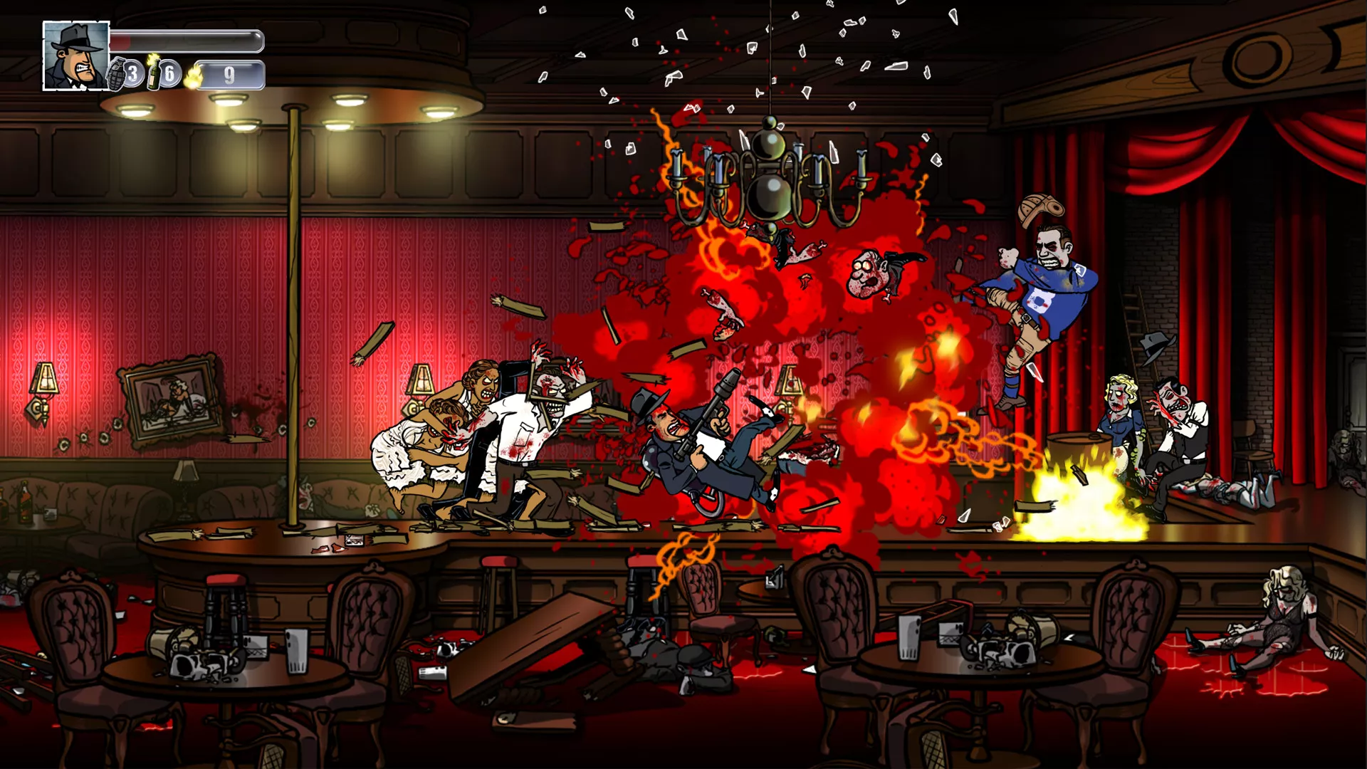 《枪血意大利黑手党 Guns, Gore & Cannoli》Switch美版中文NSP下载 – 含1.0.1补丁