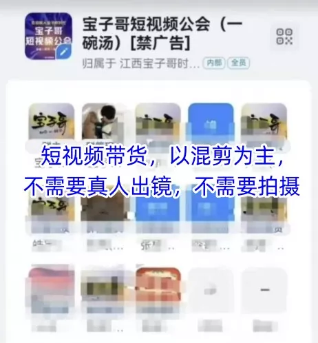 宝子哥头部团队短视频带货,以混剪为主,不需要真人出镜,不需要拍摄【更新26年3月】 宝子哥头部团队短视频带货,以混剪为主,不需要真人出镜,不需要拍摄【更新26年3月】