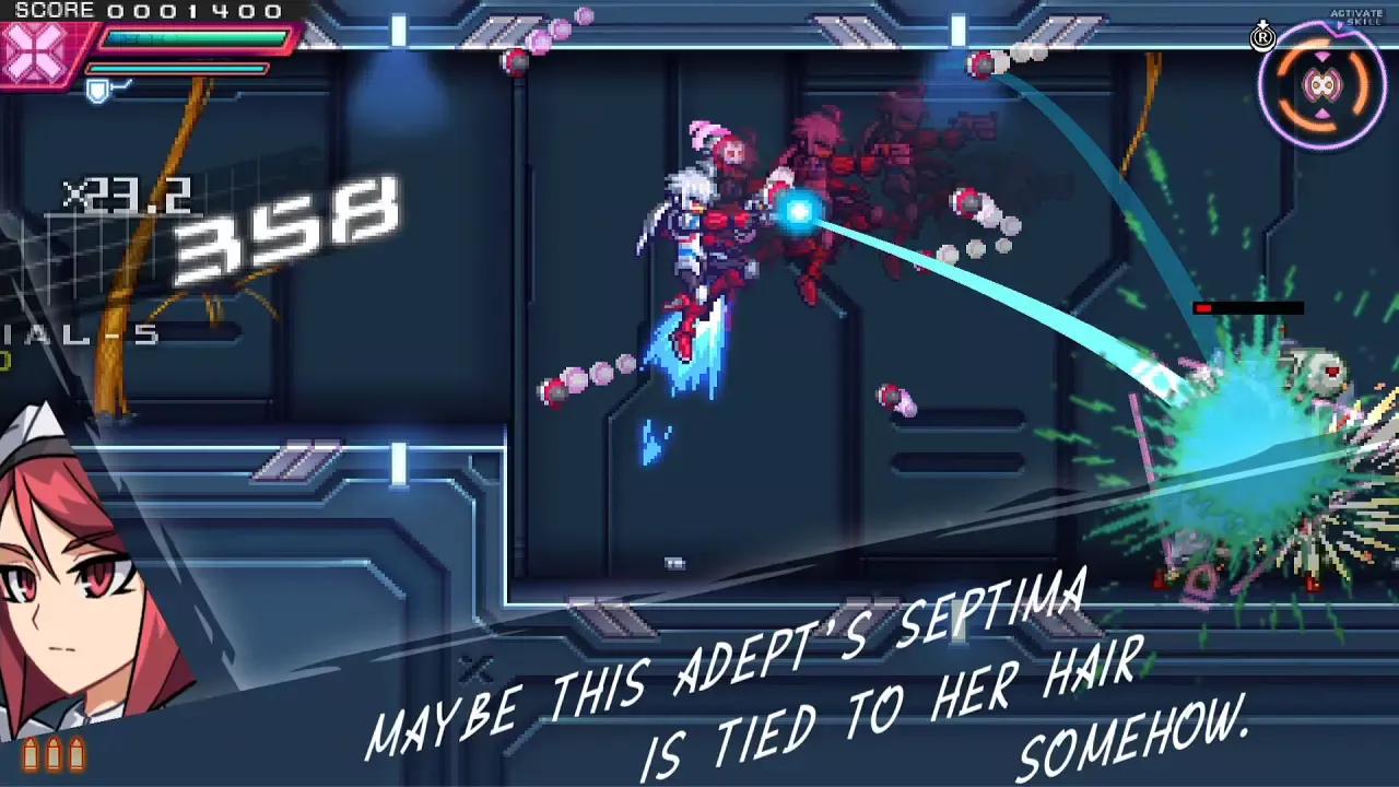 【美版】苍蓝雷霆 GUNVOLT 三棱合极版 .Azure Striker Gunvolt Trilogy Enhanced 中文