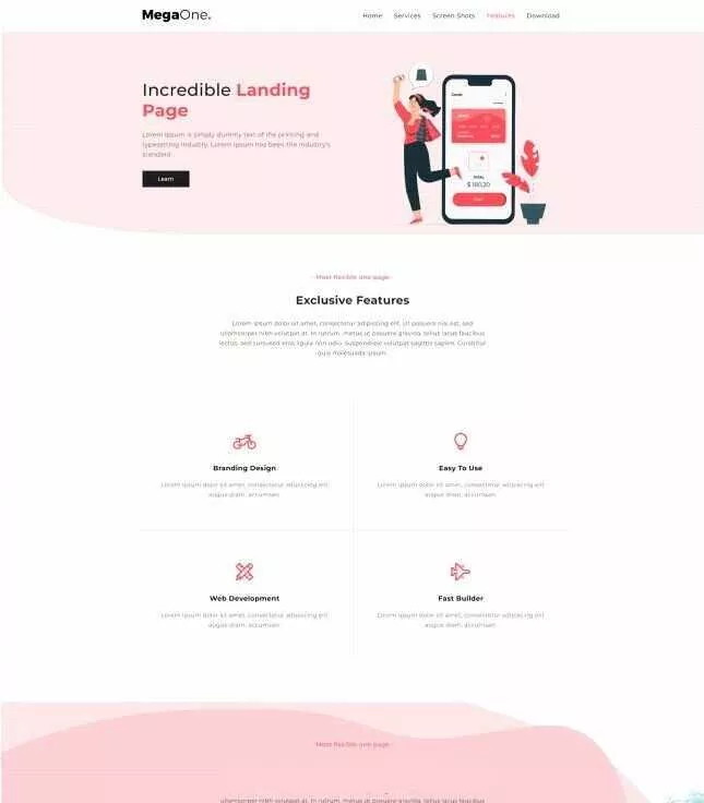 APP登录界面设计服务公司网站html模板 - 项目资源网