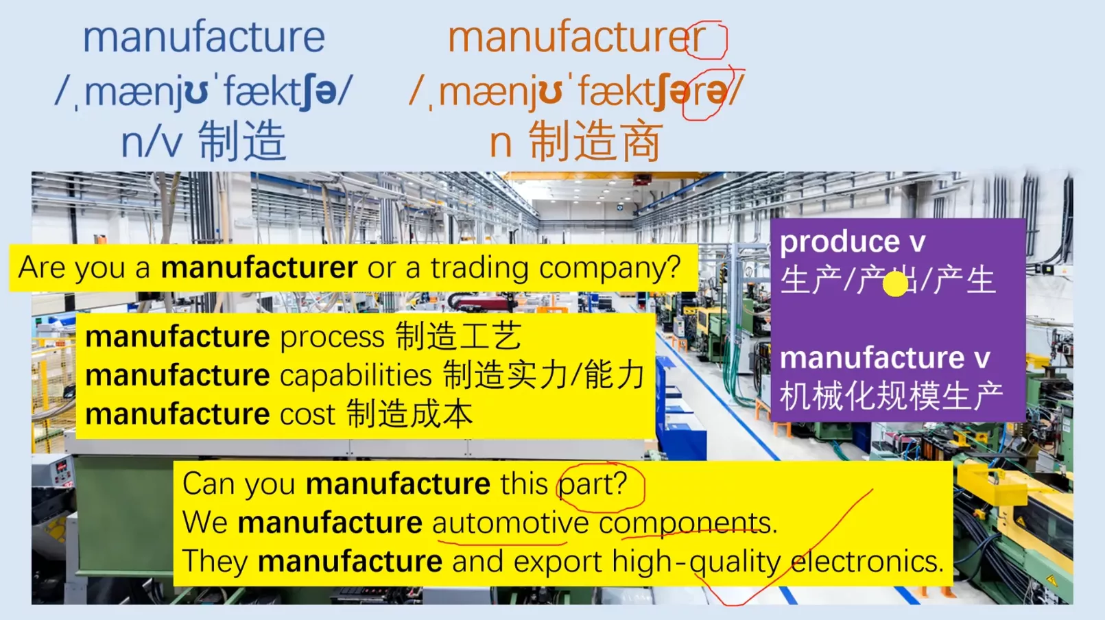Mr曹·实用外贸制造业英语课程 Mr曹·实用外贸制造业英语课程