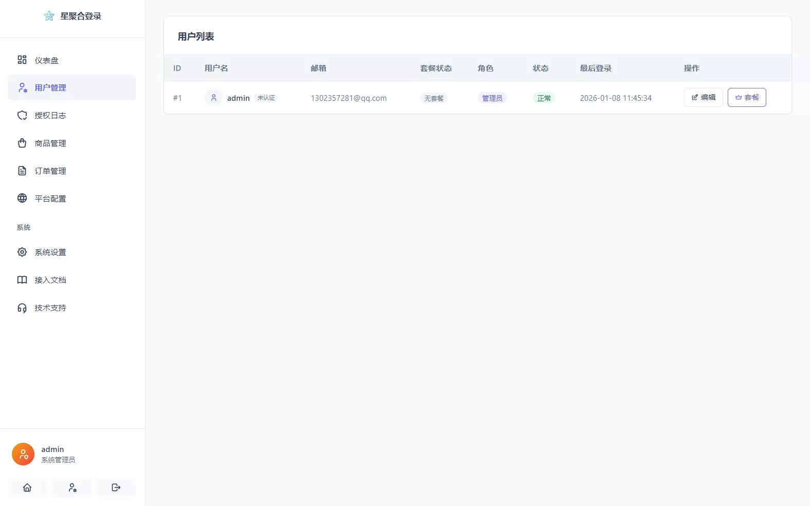 2026全新聚合登录系统源码 一栈式配置全部快捷登录接口 2026全新聚合登录系统源码 一栈式配置全部快捷登录接口