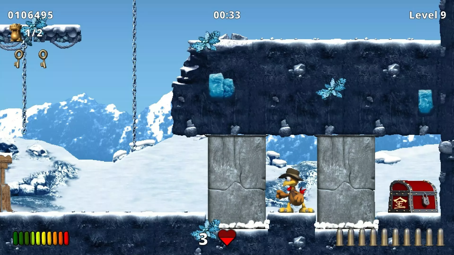 《怪鸡历险记 Moorhuhn Jump and Run Traps and Treasures》Switch英日文版NSZ下载