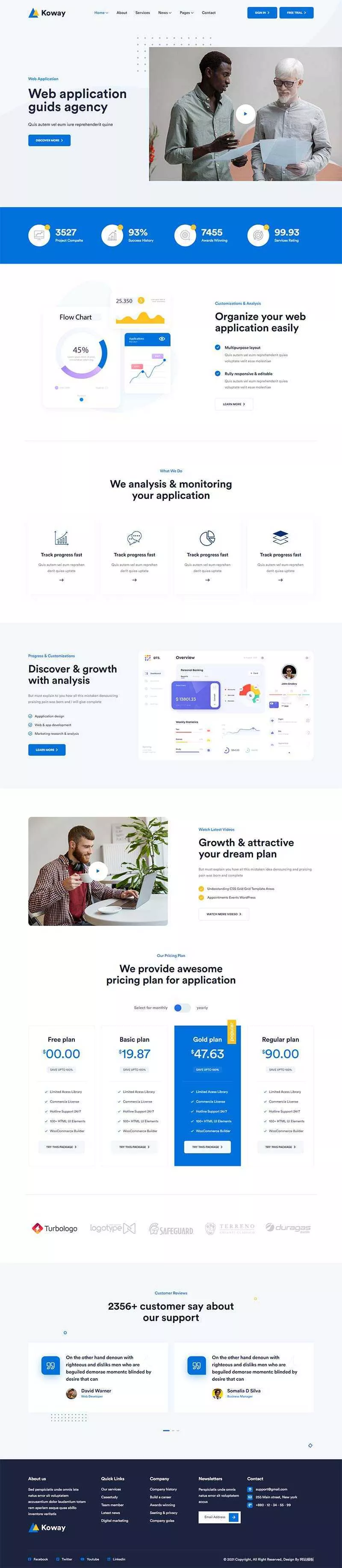 bootstrap多功能IT软件技术公司官网html模板 - 项目资源网