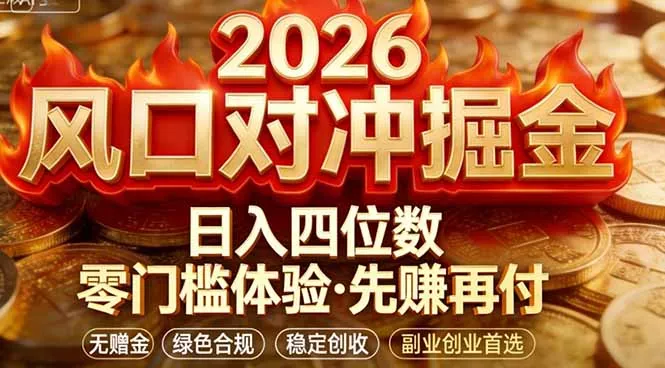 2026美金对冲套利,无赠金对冲策略保驾护航,低门槛易上手实操。单人单日收益2000+ 2026美金对冲套利,无赠金对冲策略保驾护航,低门槛易上手实操。单人单日收益2000+